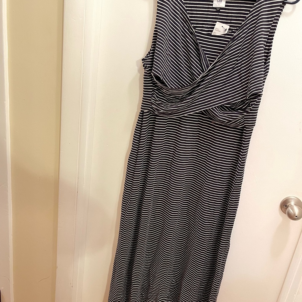 Navy and White Stripe Launch Dress